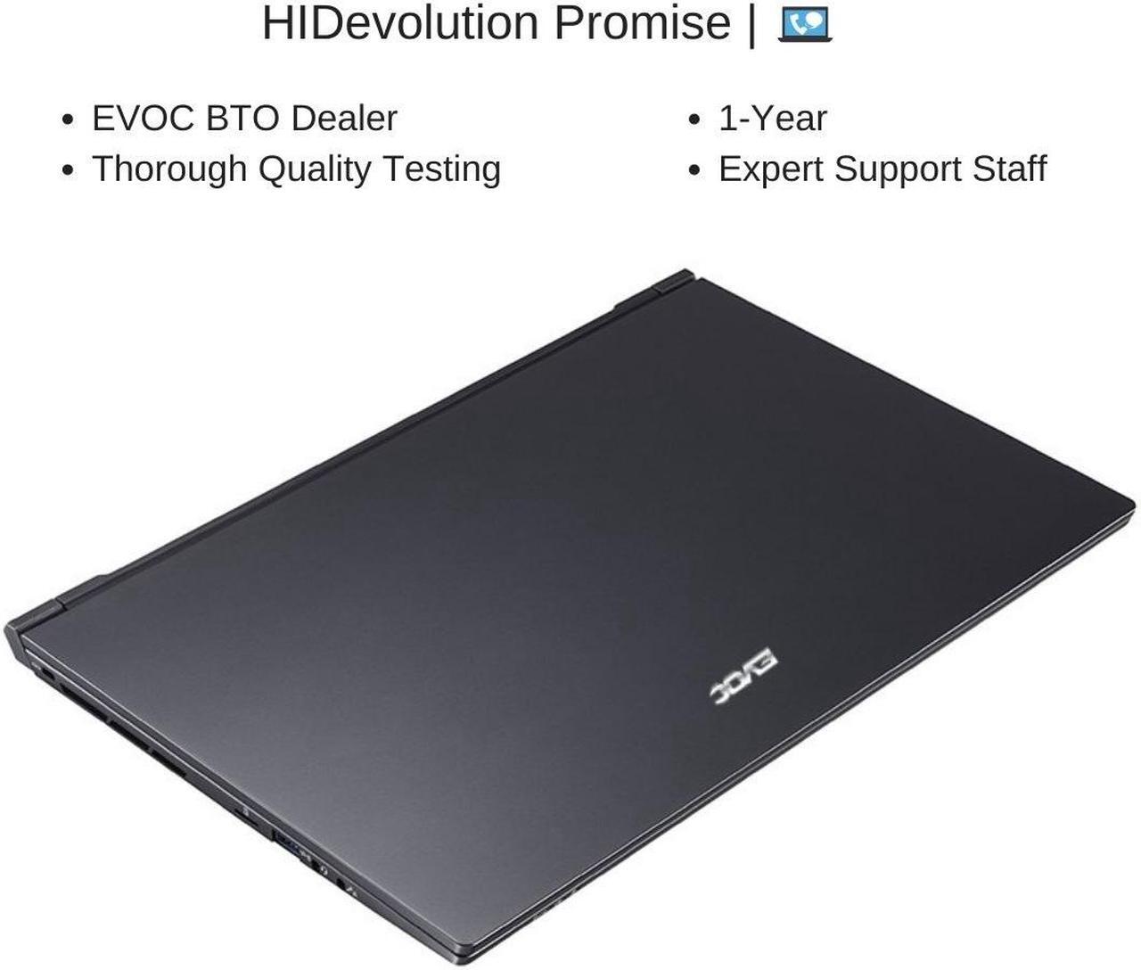 Alt view image 7 of 7 - EVOC High Performance Systems PC502D (PC50DS-D) 15.6" FHD 144Hz, 2.2 GHz i7-10870H, RTX 3080, 64 GB 3200MHz RAM, 4 TB PCIe SSD