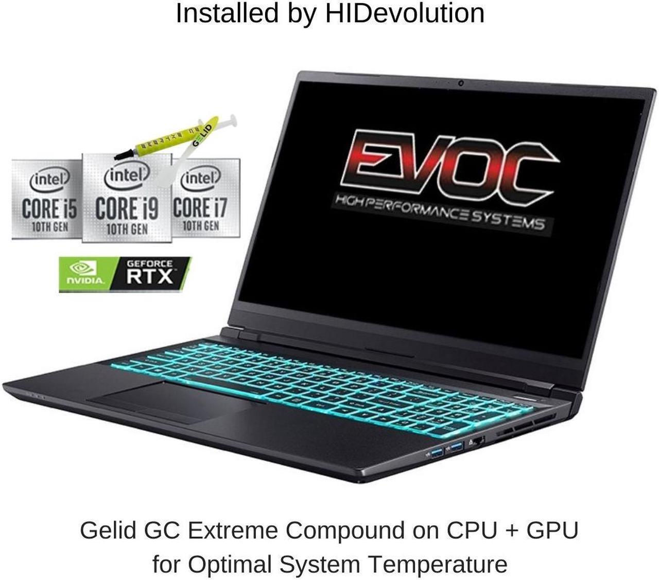 Alt view image 2 of 7 - EVOC High Performance Systems PC502D (PC50DS-D) 15.6" FHD 144Hz, 2.2 GHz i7-10870H, RTX 3080, 64 GB 3200MHz RAM, 4 TB PCIe SSD