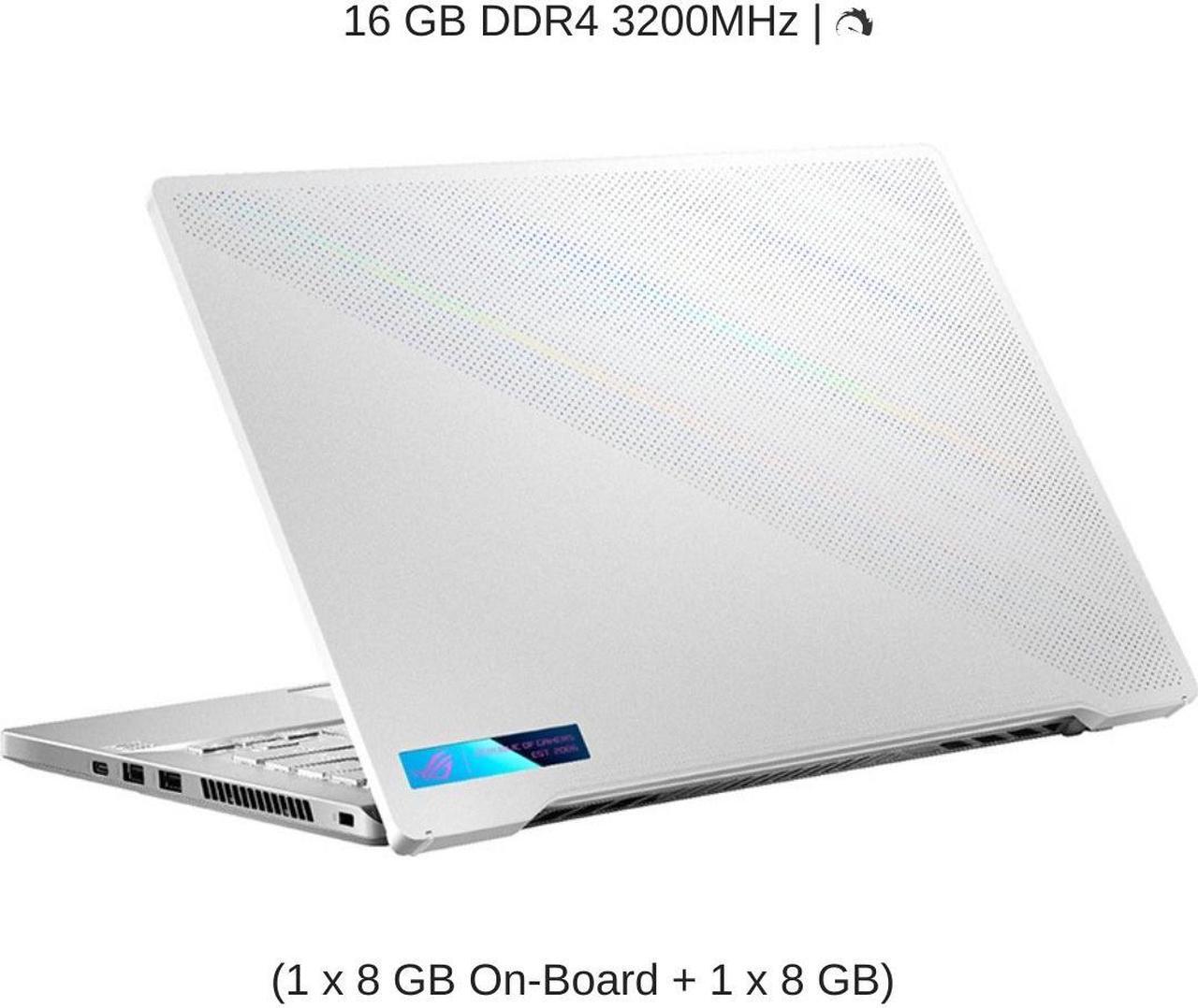 Alt view image 4 of 7 - [2021] HIDevolution ASUS ROG Zephyrus G14 GA401QM 14" FHD 144Hz, 3.0 GHz Ryzen 9 5900HS, RTX 3060, 16 GB 3200MHz RAM, 8 TB PCIe SSD