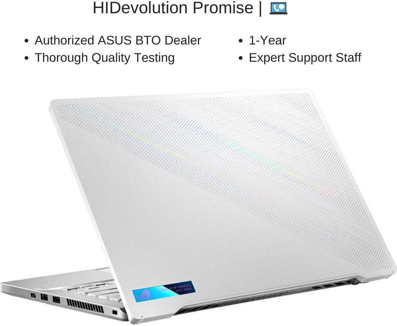 Alt view image 7 of 7 - [2021] HIDevolution ASUS ROG Zephyrus G14 GA401QM 14" FHD 144Hz, 3.0 GHz Ryzen 9 5900HS, RTX 3060, 16 GB 3200MHz RAM, 8 TB PCIe SSD