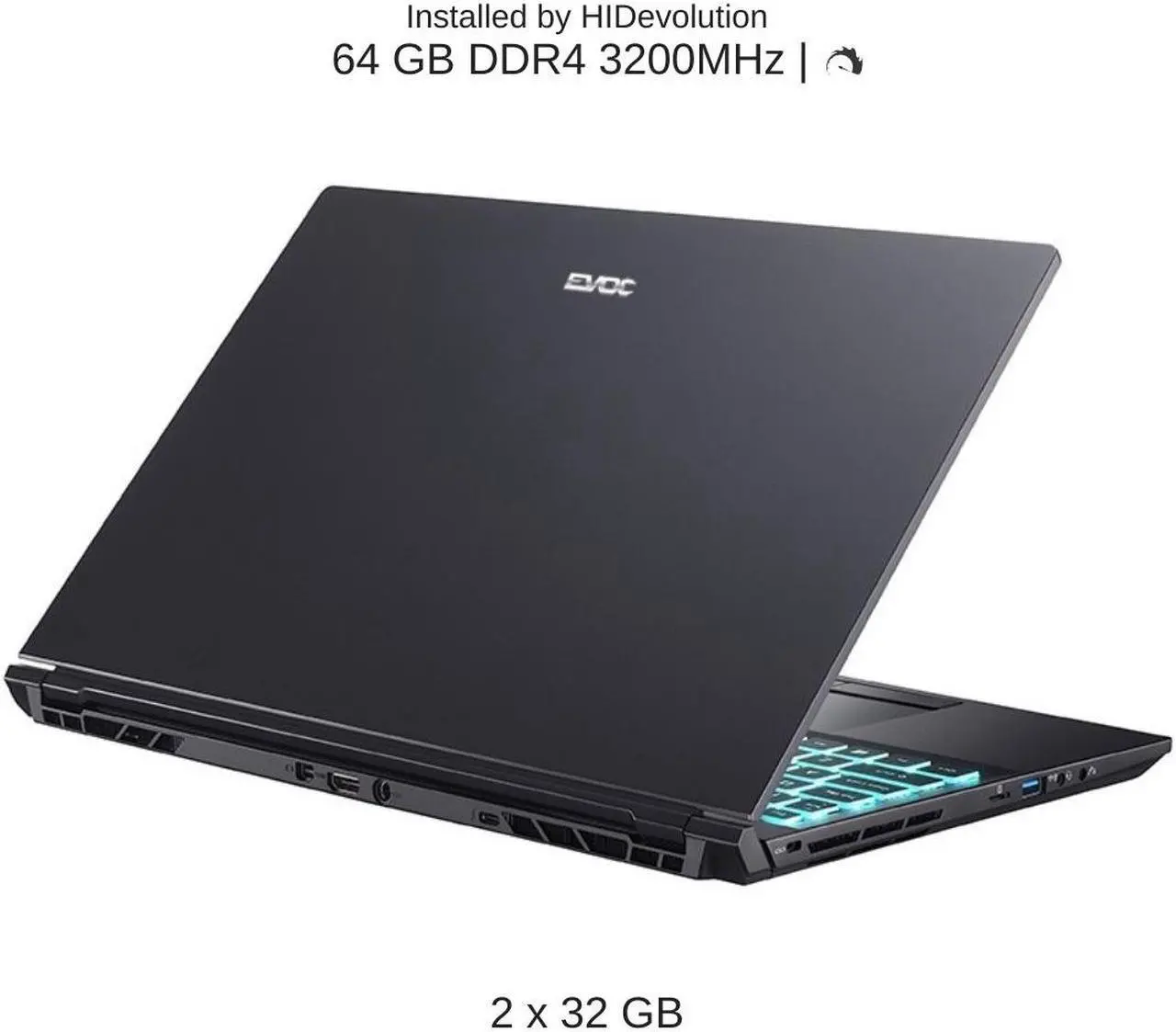 Alt view image 4 of 7 - EVOC High Performance Systems PC503C (PC50HS) 15.6" FHD 144Hz, 2.3 GHz i7-11800H, RTX 3080, 64 GB 3200MHz RAM, 2 TB PCIe SSD