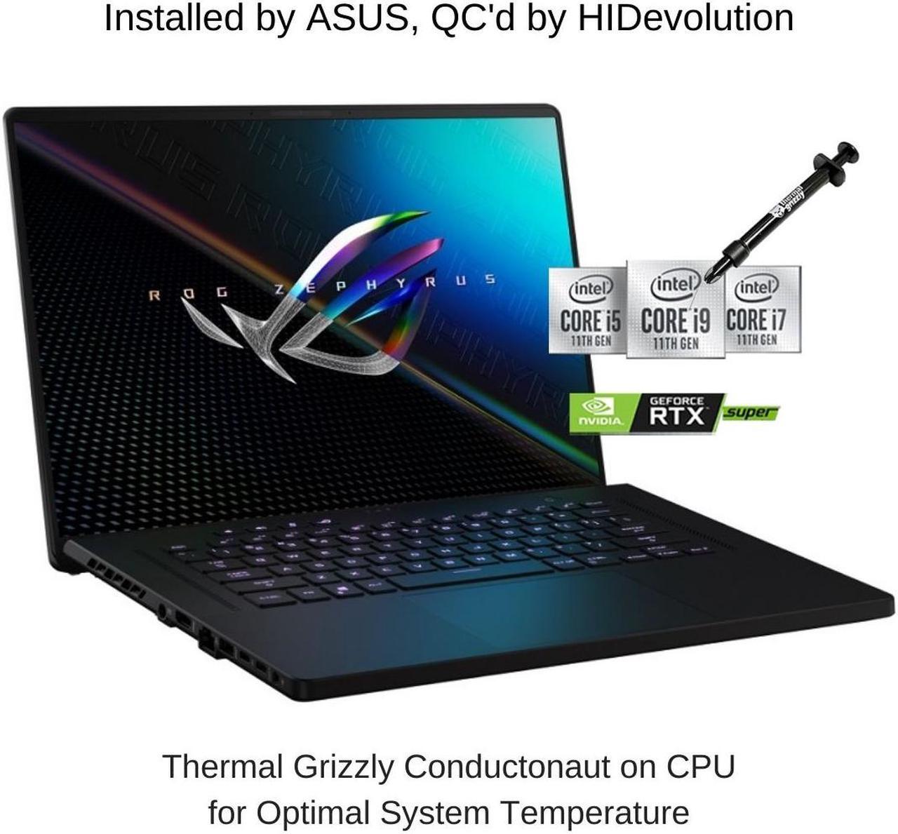 Alt view image 2 of 7 - [Mid 2021] HIDevolution ASUS ROG Zephyrus M16 GU603HE 16" WUXGA 144Hz, 2.3 GHz i7-11800H, RTX 3050 Ti, 16 GB 3200MHz RAM, 512 GB PCIe SSD