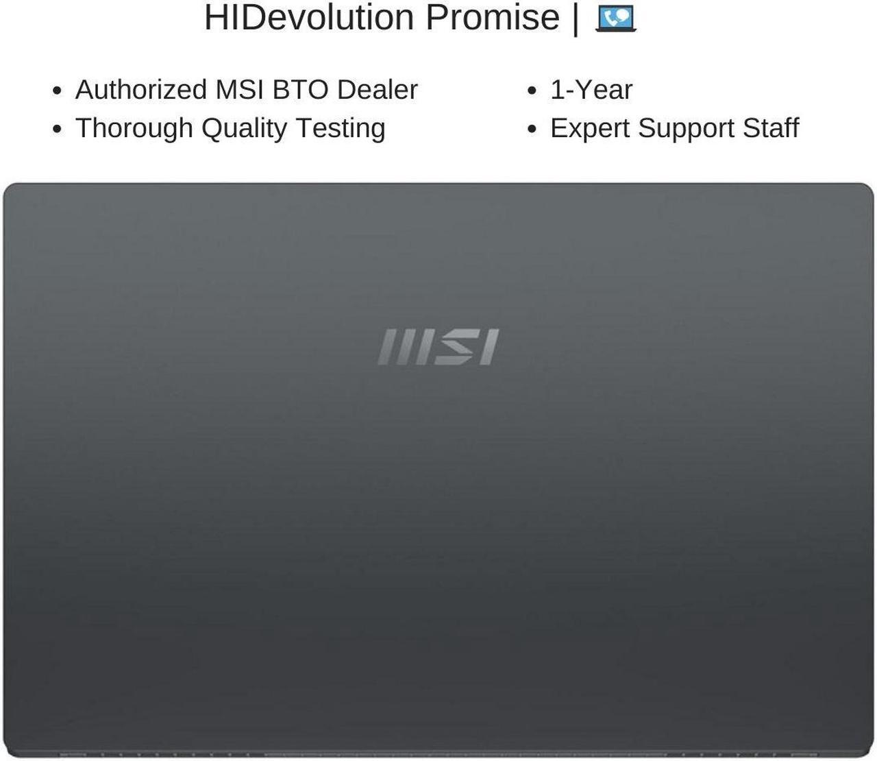 Alt view image 7 of 7 - HIDevolution MSI Modern 15 A5M 15.6" FHD, 2.1 GHz Ryzen 5 5500U, UMA, 8 GB 3200MHz RAM, 256 GB PCIe SSD