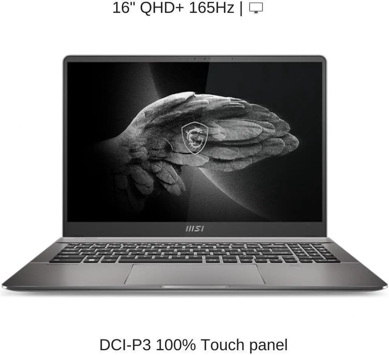 Alt view image 6 of 7 - HIDevolution MSI Creator Z16P B12UHST 16" QHD+ 165Hz Touch, 1.7 GHz i7-12700H, RTX 3080 Ti, 32 GB 4800MHz RAM, 8 TB PCIe SSD