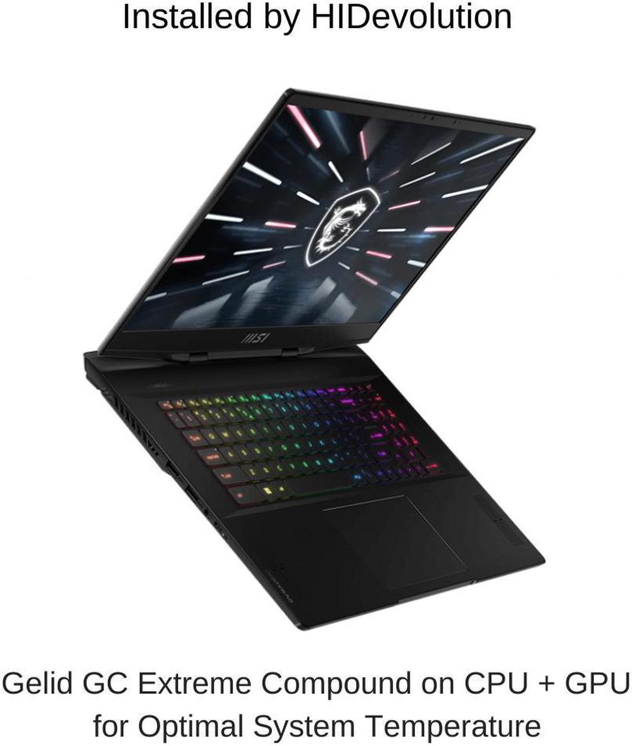 Alt view image 2 of 7 - HIDevolution MSI Stealth GS77 12UGS 17.3" QHD 240Hz 3ms, 1.7 GHz i7-12700H, RTX 3070 Ti, 32 GB 4800MHz RAM, 4 TB PCIe SSD