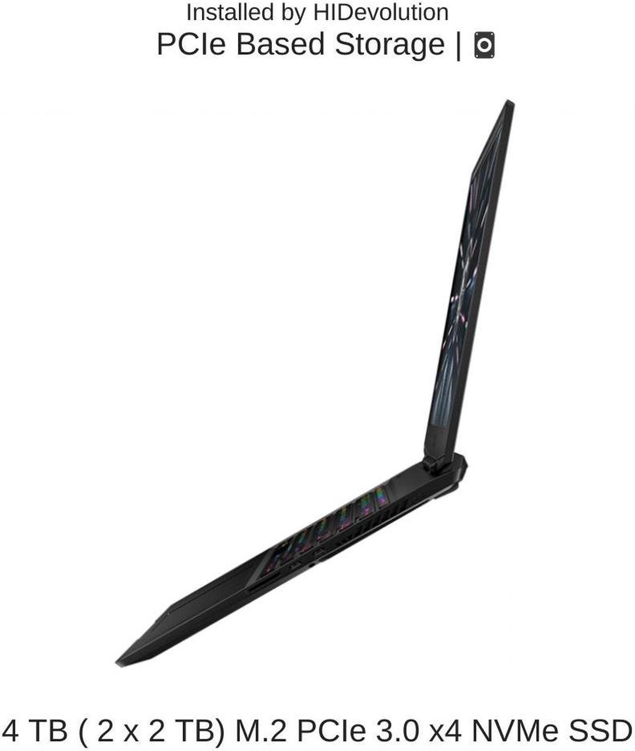 Alt view image 5 of 7 - HIDevolution MSI Stealth GS77 12UGS 17.3" QHD 240Hz 3ms, 1.7 GHz i7-12700H, RTX 3070 Ti, 32 GB 4800MHz RAM, 4 TB PCIe SSD