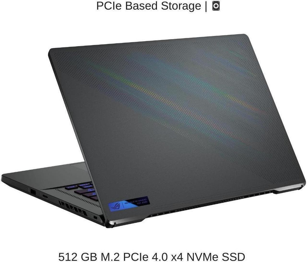 Alt view image 4 of 7 - ASUS ROG Zephyrus G15 GA503RM 15.6" QHD 165Hz, 3.3 GHz AMD Ryzen 9 6900HS, RTX 3060, 40 GB 4800MHz RAM, 512 GB PCIe SSD