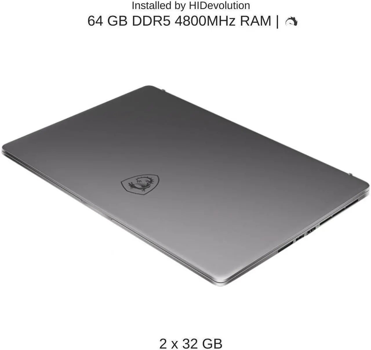 Alt view image 4 of 7 - HIDevolution MSI Creator Z17 A12UGST 17" QHD+ 165Hz Touch, 1.7 GHz i7-12700H, RTX 3070 Ti, 64 GB 4800MHz RAM, 1 TB PCIe SSD