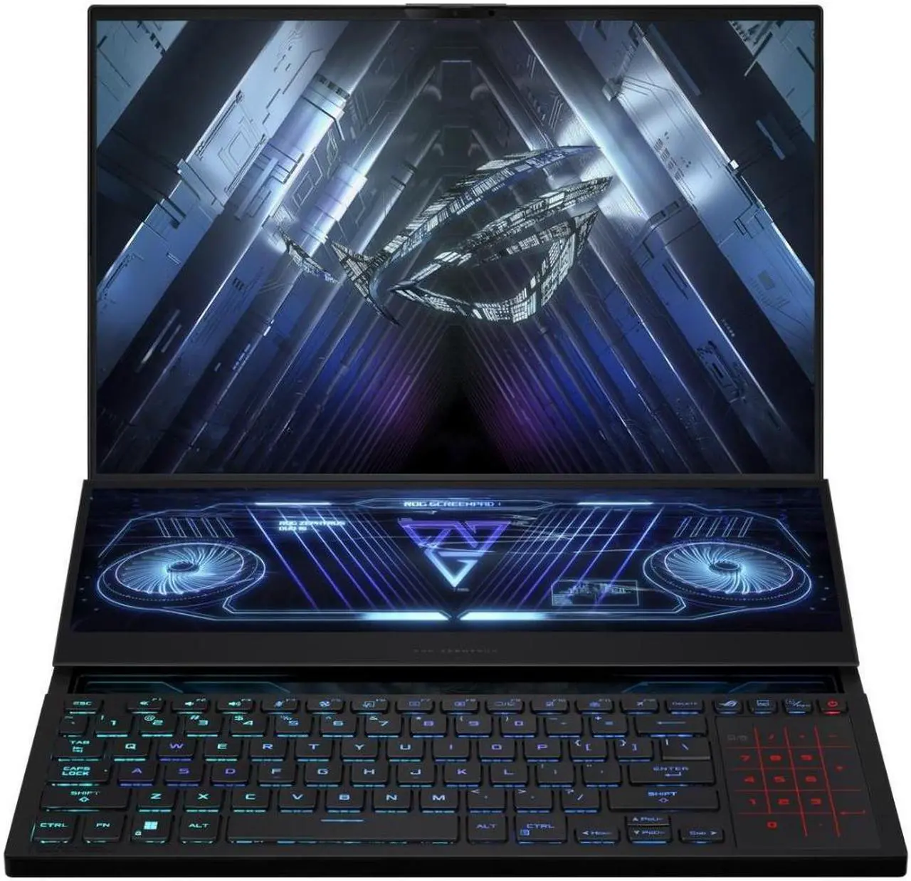 Main image of ASUS ROG Zephyrus Duo 16 GX650RW 16" WQXGA 165Hz, 3.3 GHz Ryzen 9 6900HX, RTX 3070 Ti, 32 GB 4800MHz RAM, 1 TB PCIe SSD