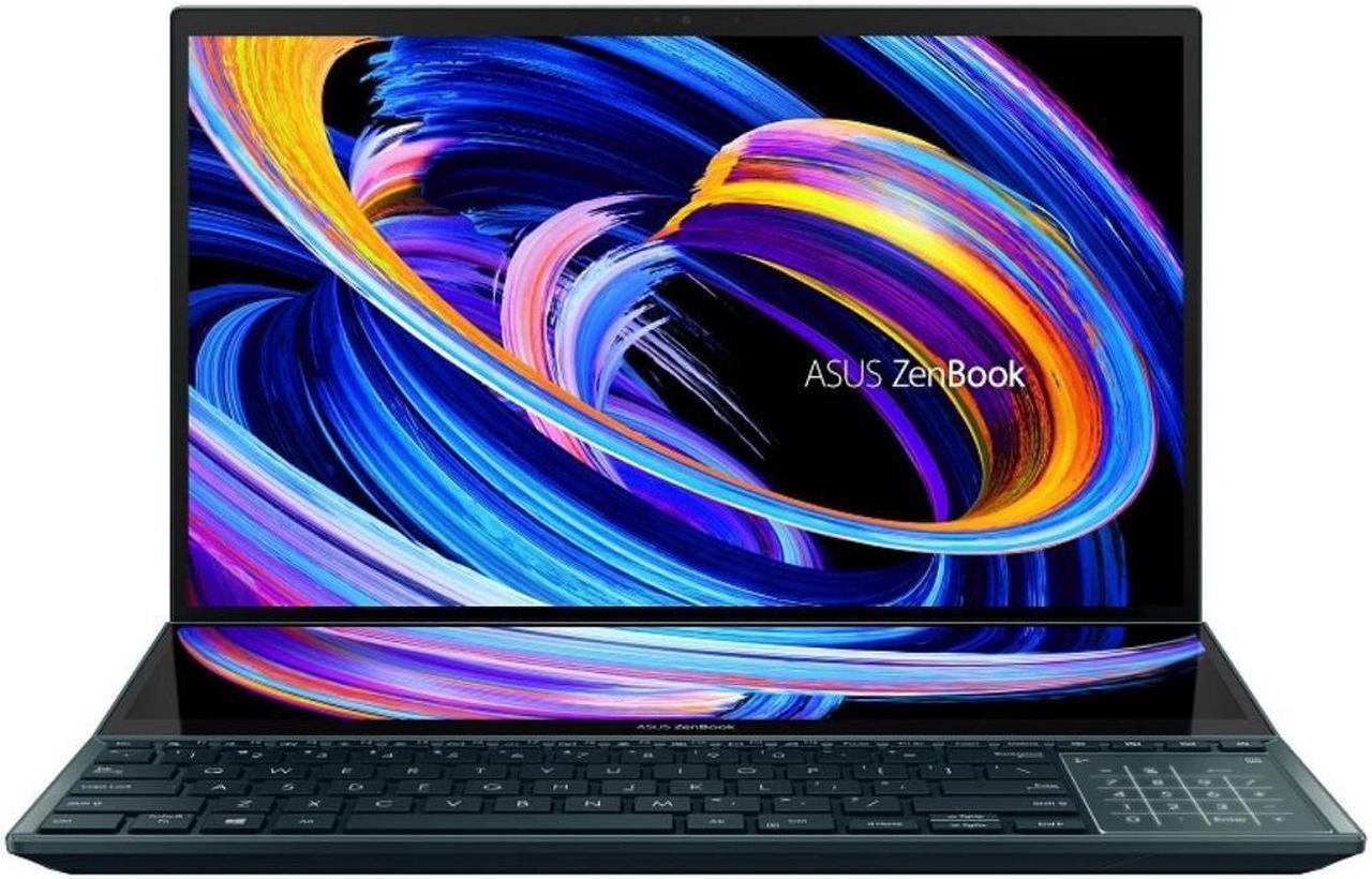 Main image of ASUS ZenBook Pro Duo 15 UX582ZM 15.6" FHD OLED Touch, 1.8 GHz i9-12900H, RTX 3060, 32 GB RAM, 8 TB PCIe SSD