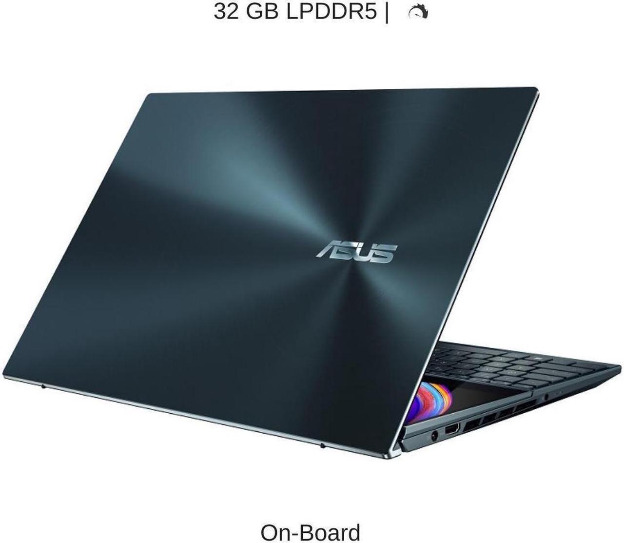 Alt view image 4 of 7 - ASUS ZenBook Pro Duo 15 UX582ZM 15.6" FHD OLED Touch, 1.8 GHz i9-12900H, RTX 3060, 32 GB RAM, 8 TB PCIe SSD