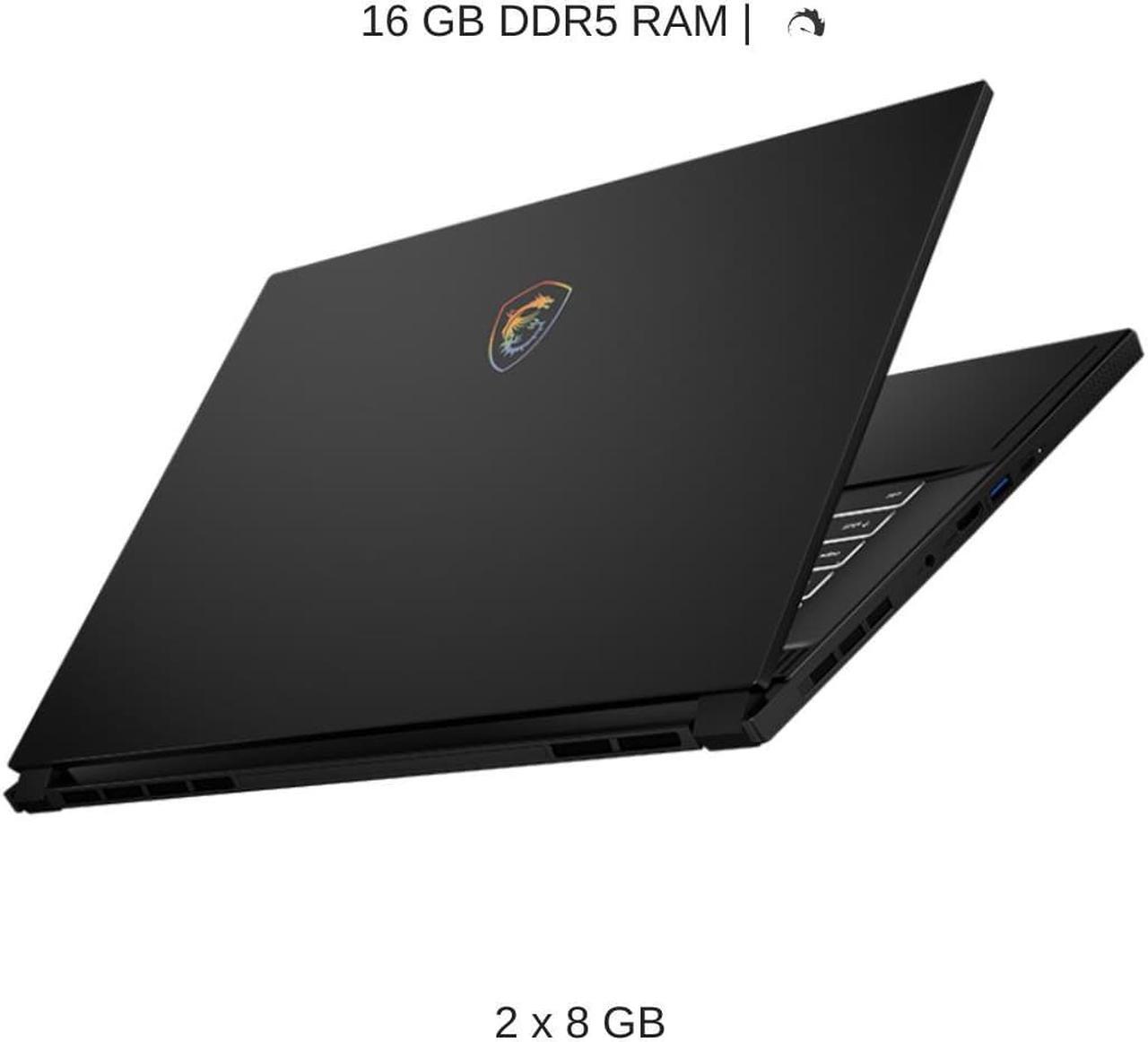 Alt view image 4 of 7 - HIDevolution MSI Stealth 15 A13VF 15.6" FHD 144Hz, 2.1 GHz i5-13420H, RTX 4060, 16 GB DDR5 RAM, 4 TB PCIe SSD, Windows 11 Home