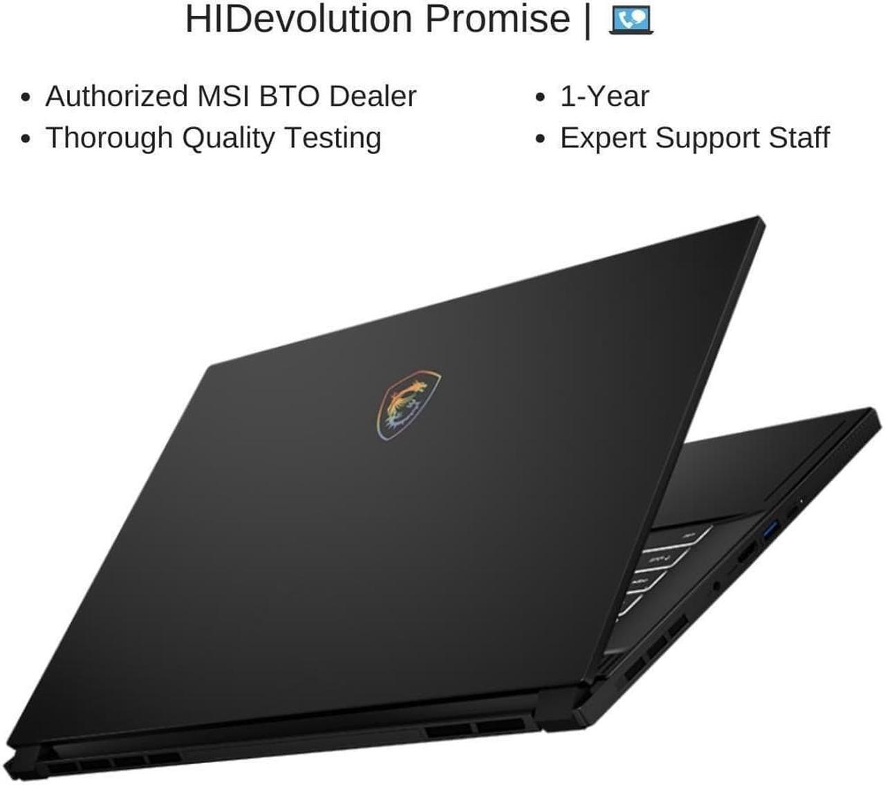 Alt view image 7 of 7 - HIDevolution MSI Stealth 15 A13VF 15.6" FHD 144Hz, 2.1 GHz i5-13420H, RTX 4060, 32 GB DDR5 RAM, 2 TB PCIe SSD, Windows 11 Pro