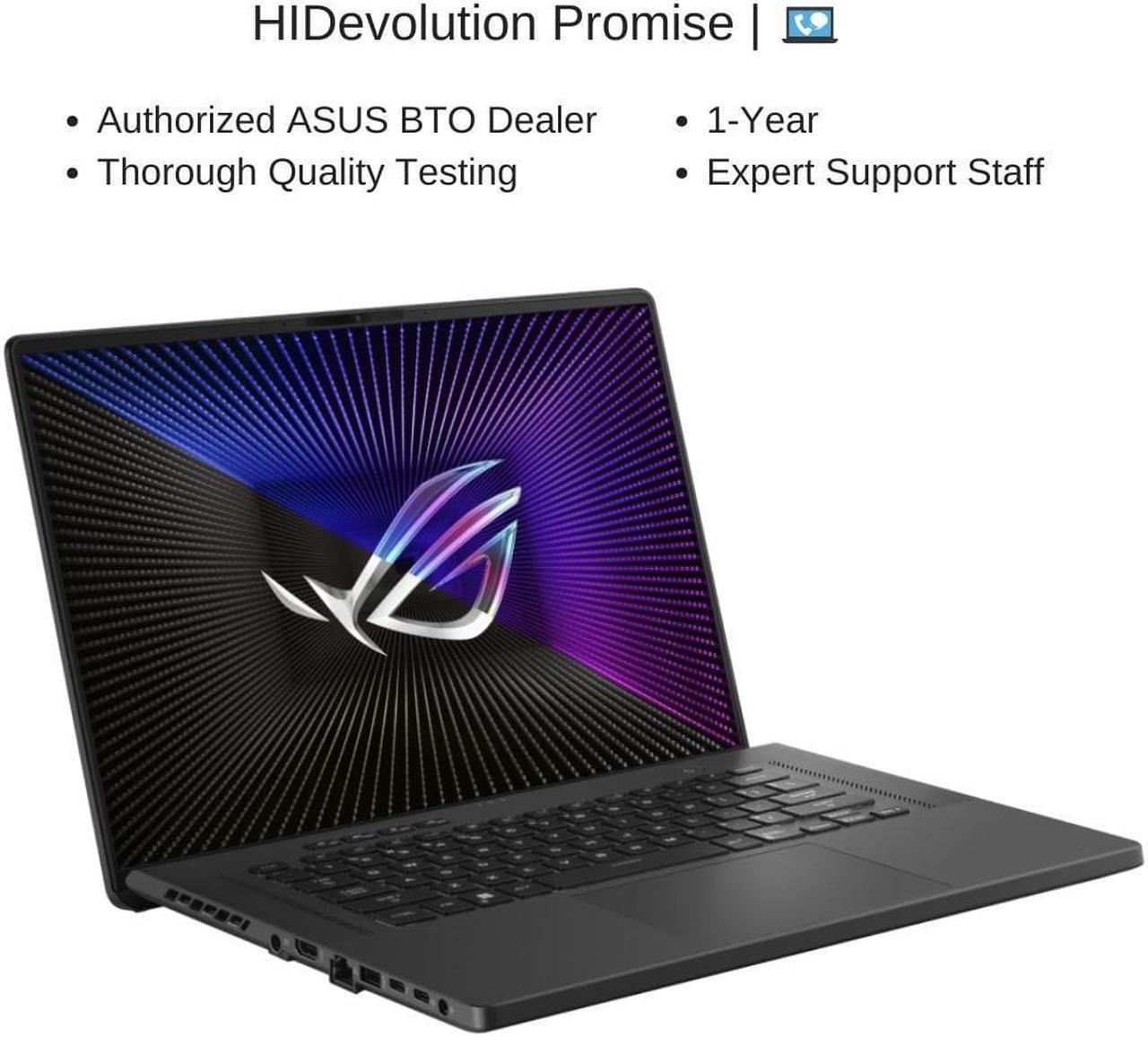 Alt view image 6 of 6 - [2023] HIDevolution ASUS ROG Zephyrus G16 GU603VI 16" FHD+ 165Hz, 2.4 GHz i7-13620H, RTX 4070, 24 GB DDR4 RAM, 1 TB PCIe SSD, Windows 11 Pro