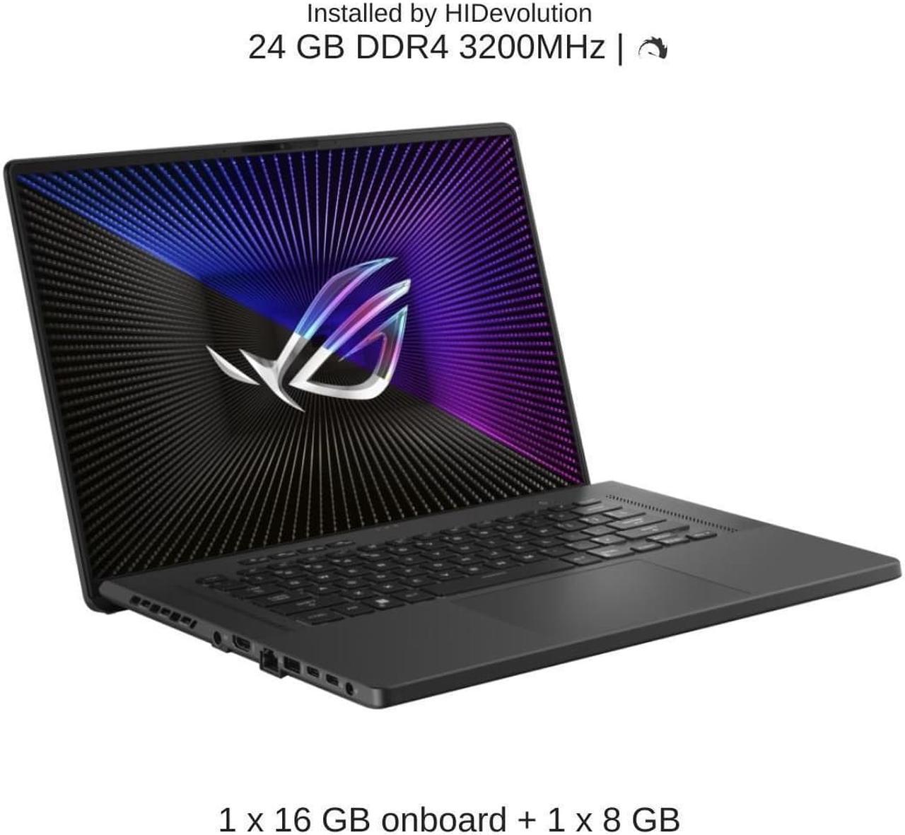 Alt view image 3 of 6 - [2023] HIDevolution ASUS ROG Zephyrus G16 GU603VI 16" FHD+ 165Hz, 2.4 GHz i7-13620H, RTX 4070, 24 GB DDR4 RAM, 1 TB PCIe SSD, Windows 11 Pro