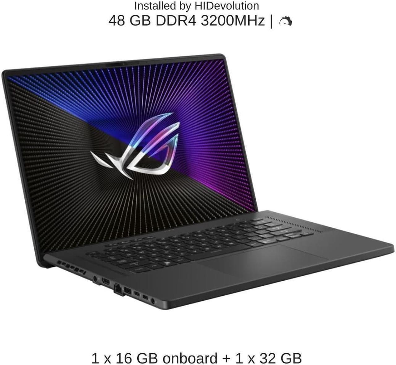 Alt view image 4 of 7 - ASUS ROG Zephyrus G16 GU603VV 16" FHD+ 165Hz, 2.4 GHz i7-13620H, RTX 4060, 48 GB DDR4 RAM, 512 GB PCIe SSD, Windows 11 Pro