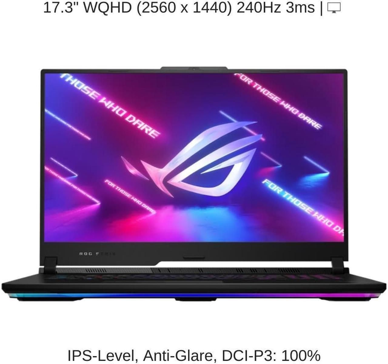 Alt view image 6 of 7 - ASUS ROG Strix SCAR 17 G733PYV 17.3" WQHD 240Hz, 2.5 GHz Ryzen 9 7945HX3D, RTX 4090, 64 GB DDR5 RAM, 2 TB PCIe SSD, Windows 11 Pro