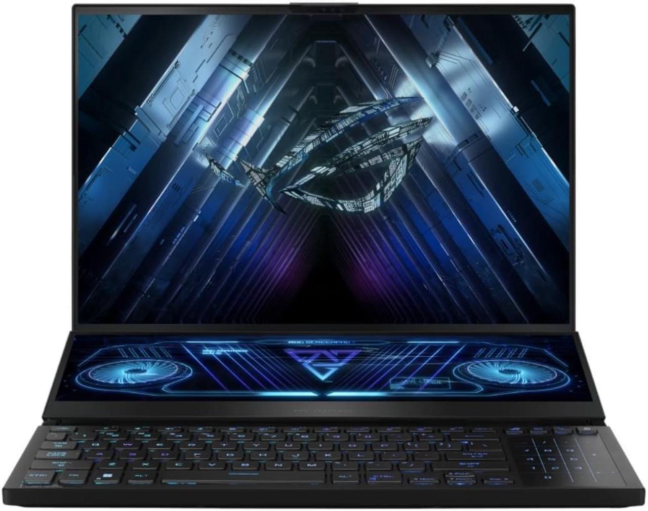Main image of ASUS ROG Zephyrus Duo 16 GX650PZ 16" WQXGA 240Hz, 2.5 GHz Ryzen 9 7945HX, RTX 4080, 64 GB DDR5 RAM, 4 TB PCIe SSD, Windows 11 Pro