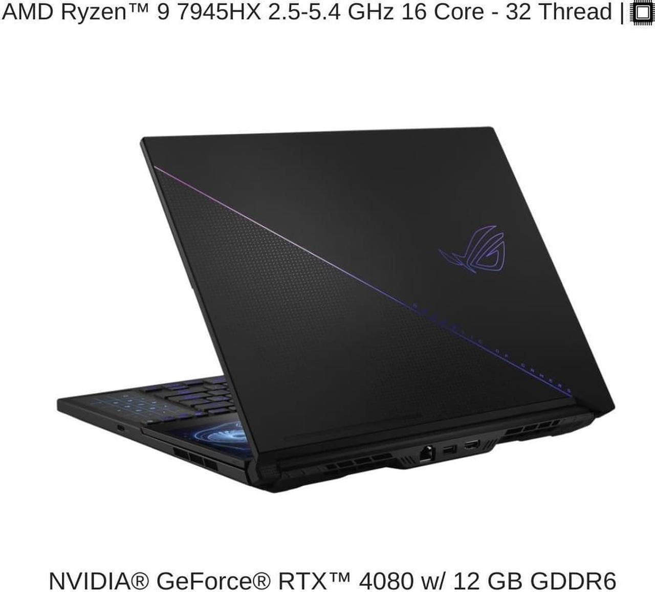 Alt view image 3 of 7 - ASUS ROG Zephyrus Duo 16 GX650PZ 16" WQXGA 240Hz, 2.5 GHz Ryzen 9 7945HX, RTX 4080, 64 GB DDR5 RAM, 4 TB PCIe SSD, Windows 11 Pro