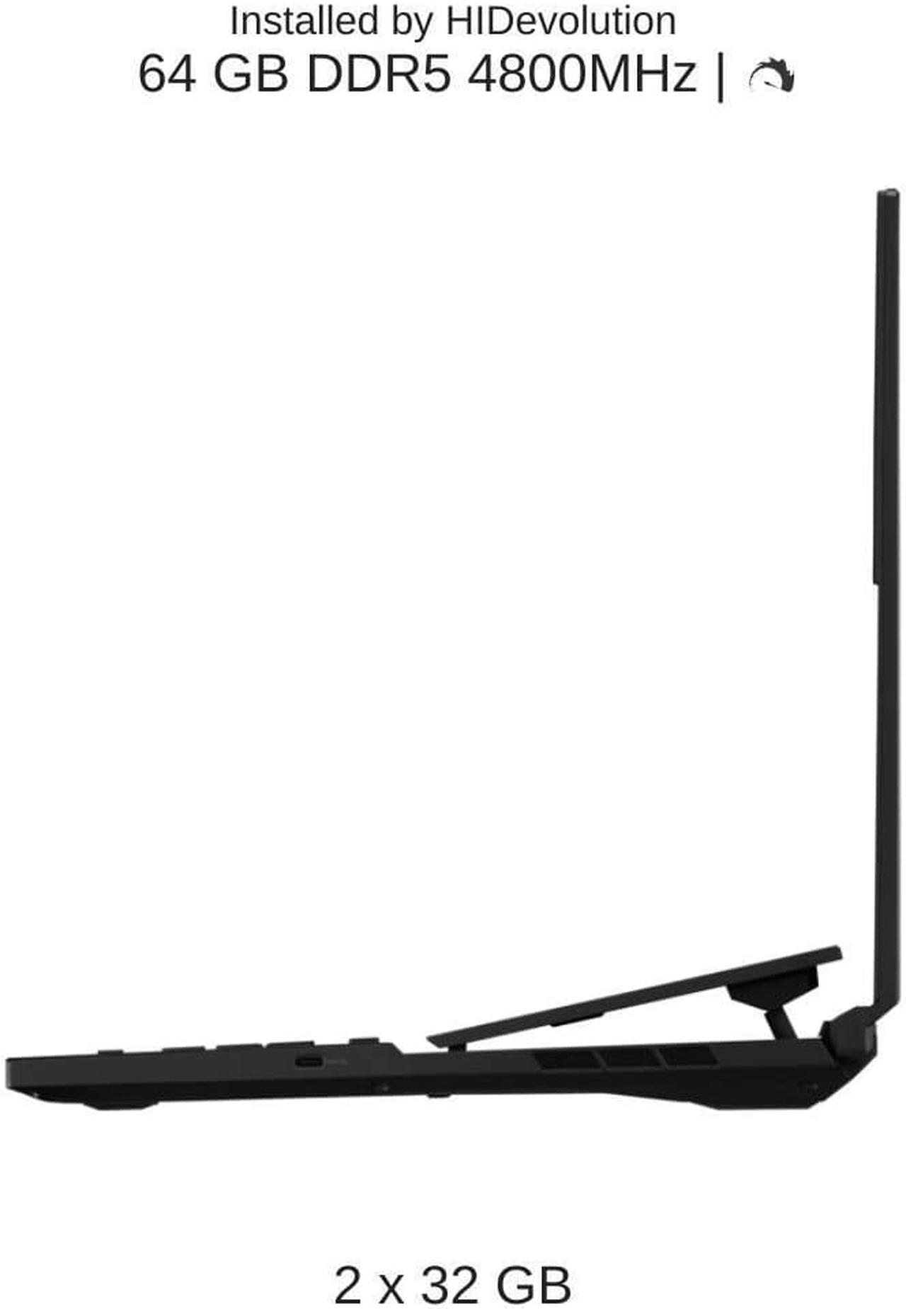 Alt view image 4 of 7 - ASUS ROG Zephyrus Duo 16 GX650PZ 16" WQXGA 240Hz, 2.5 GHz Ryzen 9 7945HX, RTX 4080, 64 GB DDR5 RAM, 4 TB PCIe SSD, Windows 11 Pro