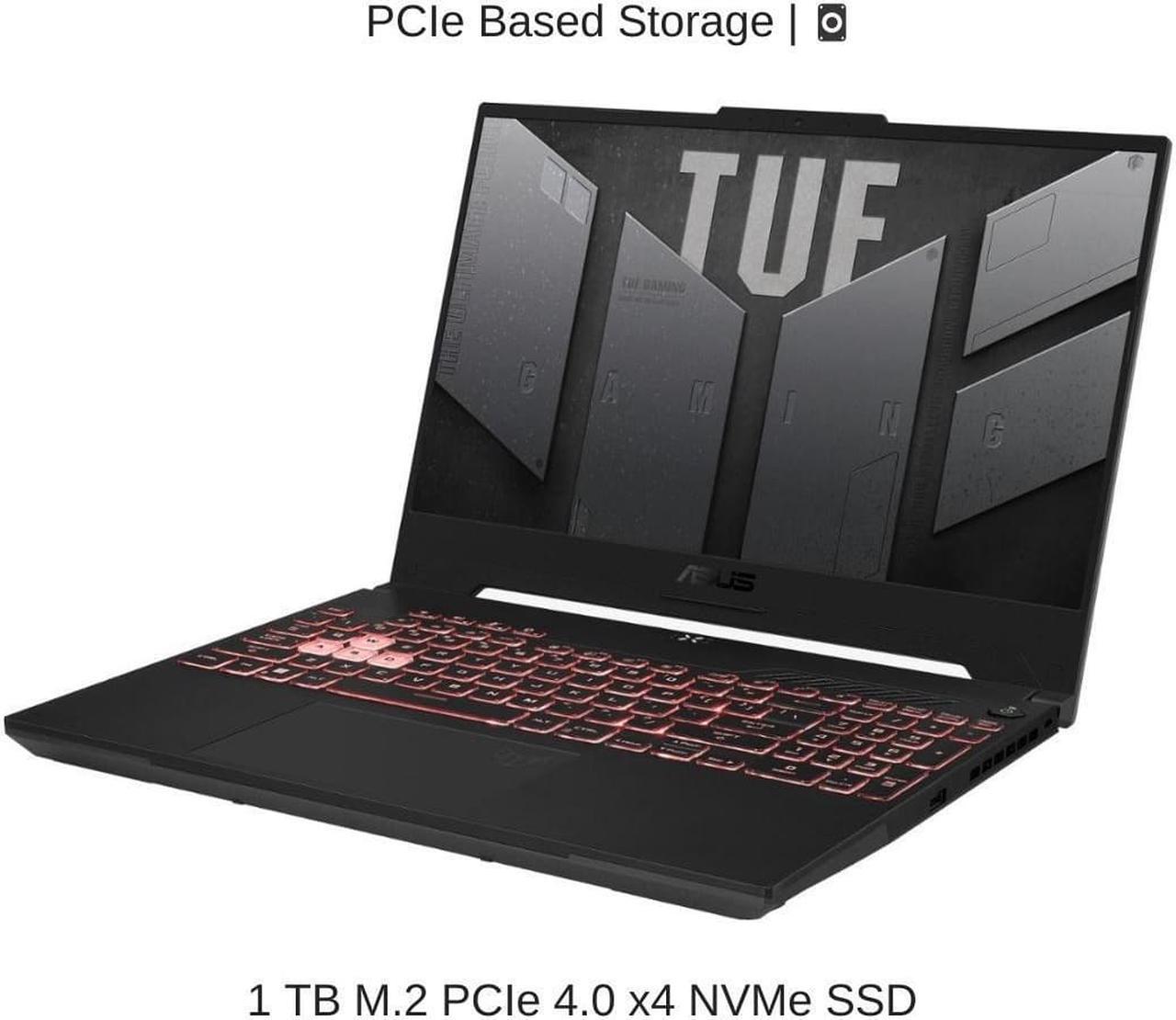Alt view image 5 of 7 - ASUS TUF Gaming A15 FA507XI 15.6" FHD 144Hz, 4.0 GHz Ryzen 9 7940HS, RTX 4070, 64 GB DDR5 RAM, 1 TB PCIe SSD, Windows 11 Home