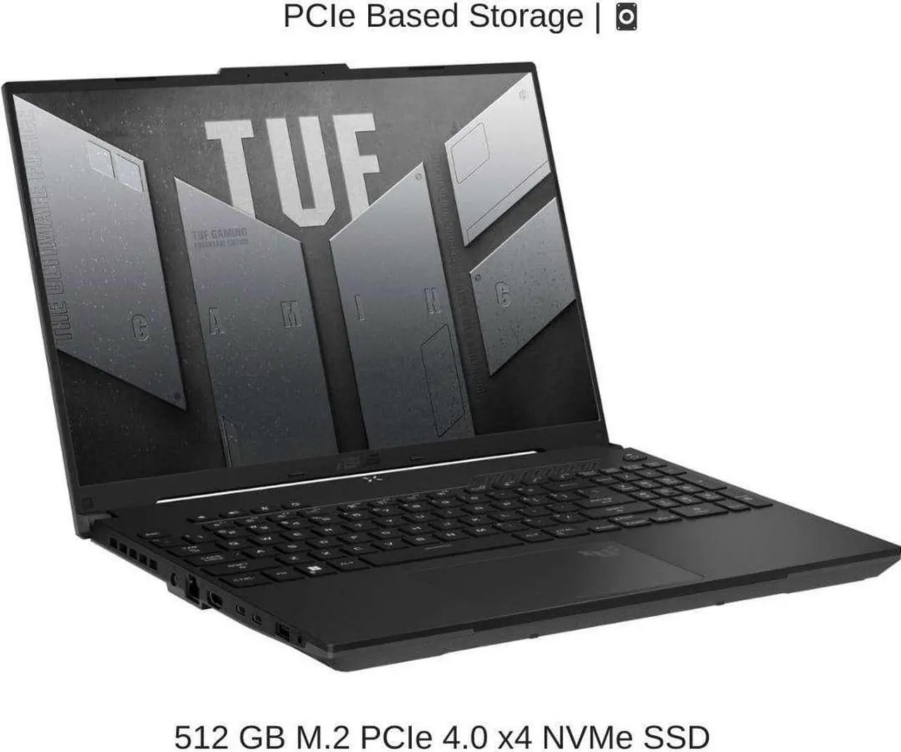 Alt view image 5 of 7 - ASUS TUF Gaming A16 Advantage Edition FA617NT 16" FHD+ 165Hz, 3.2 GHz Ryzen 7 7735HS, RX 7700S, 64 GB DDR5 RAM, 512 GB PCIe SSD, Windows 11 Home