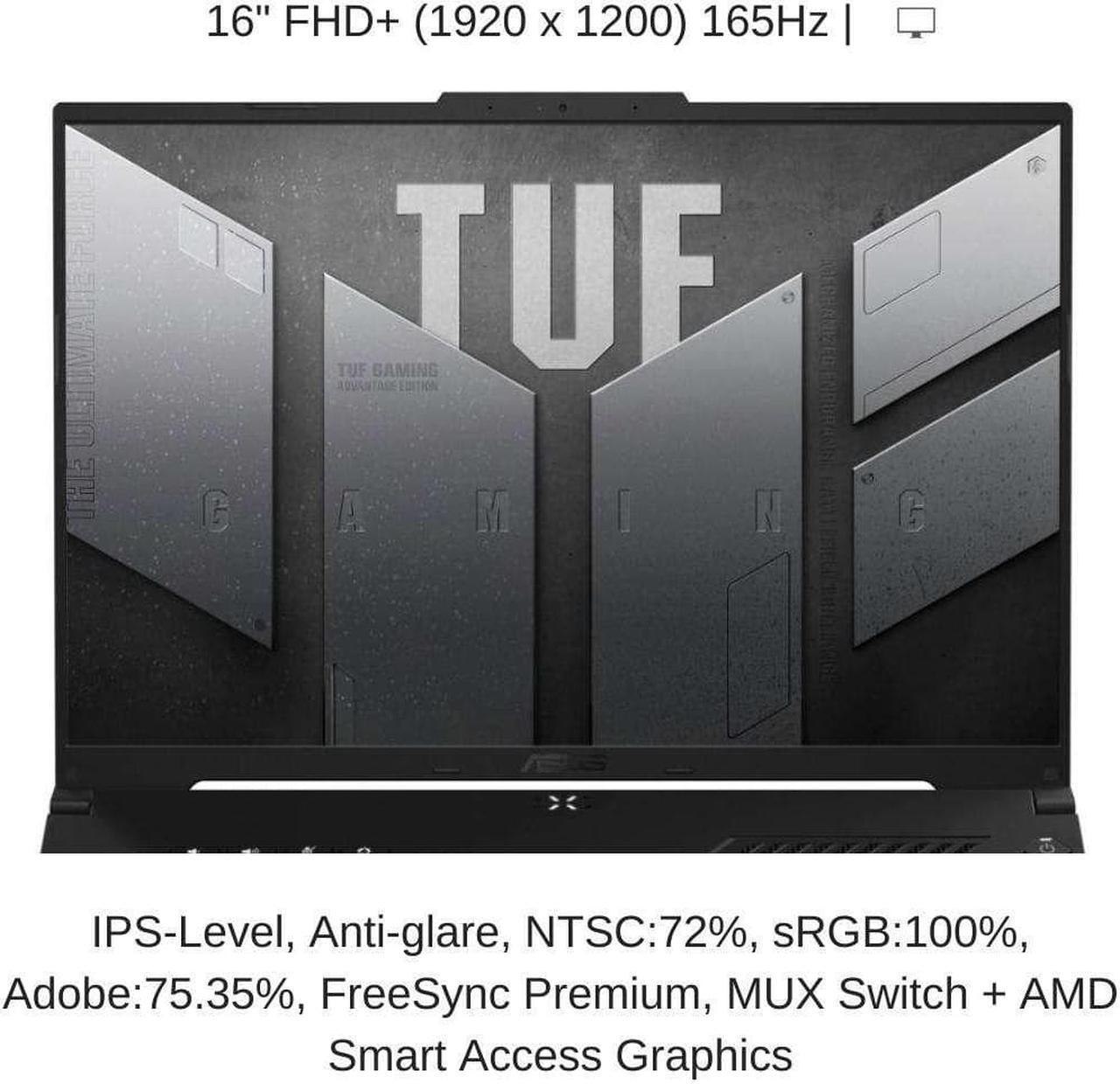 Alt view image 6 of 7 - ASUS TUF Gaming A16 Advantage Edition FA617NT 16" FHD+ 165Hz, 3.2 GHz Ryzen 7 7735HS, RX 7700S, 16 GB DDR5 RAM, 1 TB PCIe SSD, Windows 11 Home