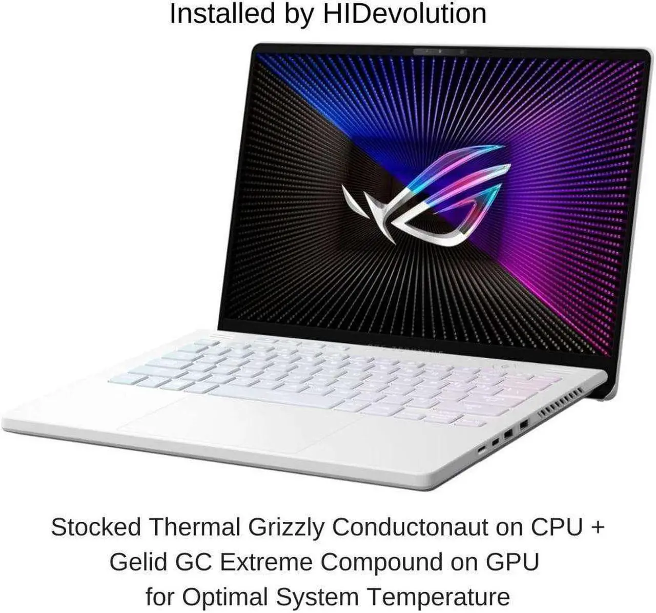 Alt view image 2 of 7 - ASUS ROG Zephyrus G14 GA402XZ AniMe Matrix 14" WQXGA 165Hz, 4.0 GHz Ryzen 9 7940HS, RTX 4080, 16 GB DDR5 RAM, 1 TB PCIe SSD, Windows 11 Home