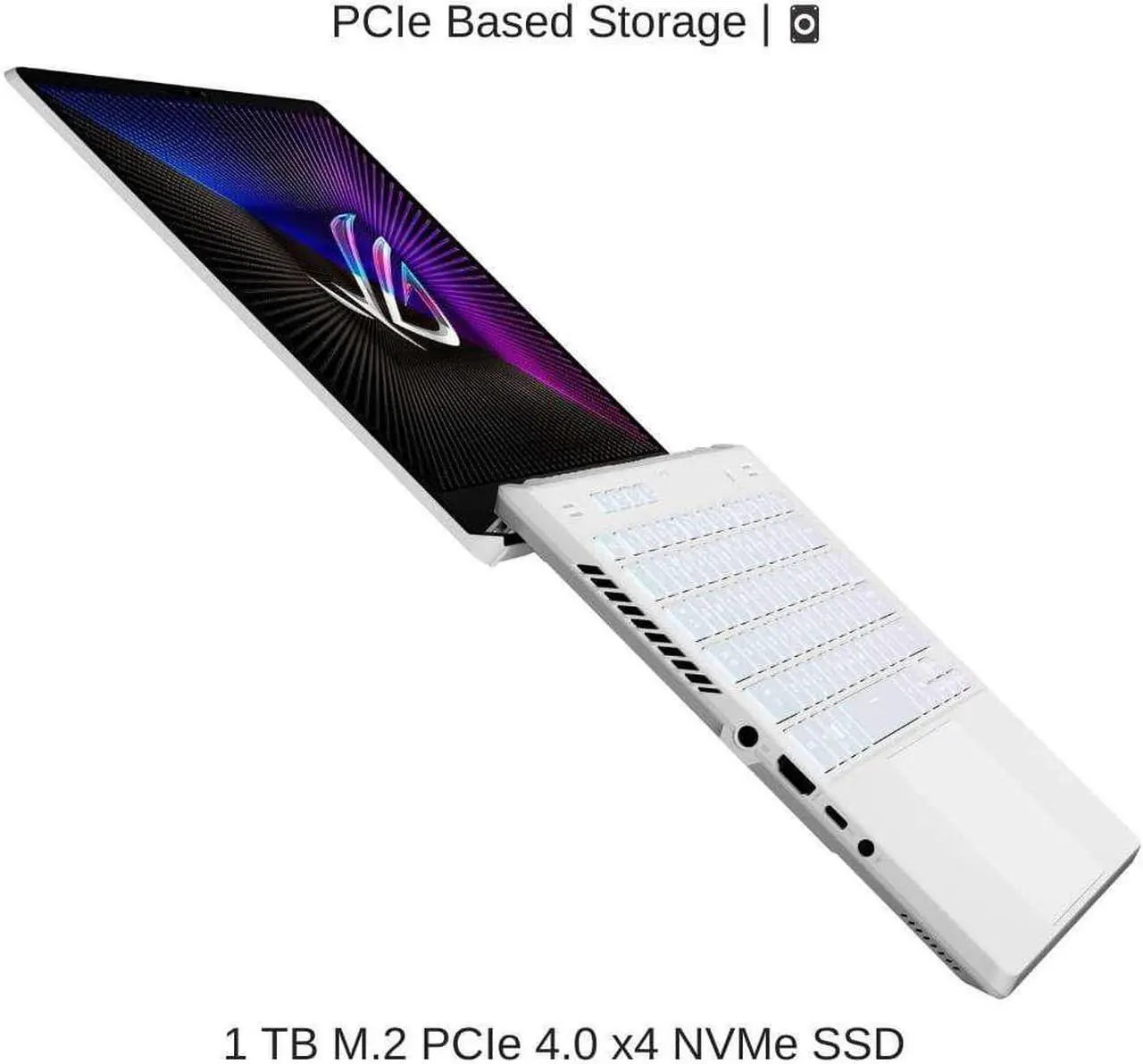 Alt view image 5 of 7 - ASUS ROG Zephyrus G14 GA402XZ AniMe Matrix 14" WQXGA 165Hz, 4.0 GHz Ryzen 9 7940HS, RTX 4080, 16 GB DDR5 RAM, 1 TB PCIe SSD, Windows 11 Home