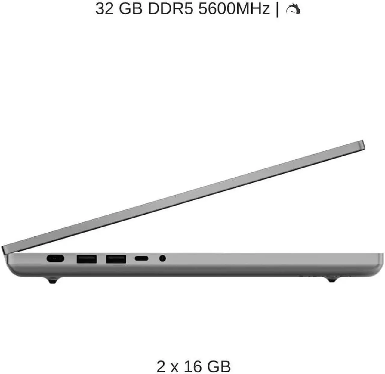 Alt view image 3 of 7 - Razer Blade 16 Mercury White, 16" Dual UHD+ 120Hz / FHD+ 240Hz, 2.2 GHz i9-13950HX, RTX 4080, 32 GB DDR5 RAM, 1 TB PCIe SSD, Windows 11 Home