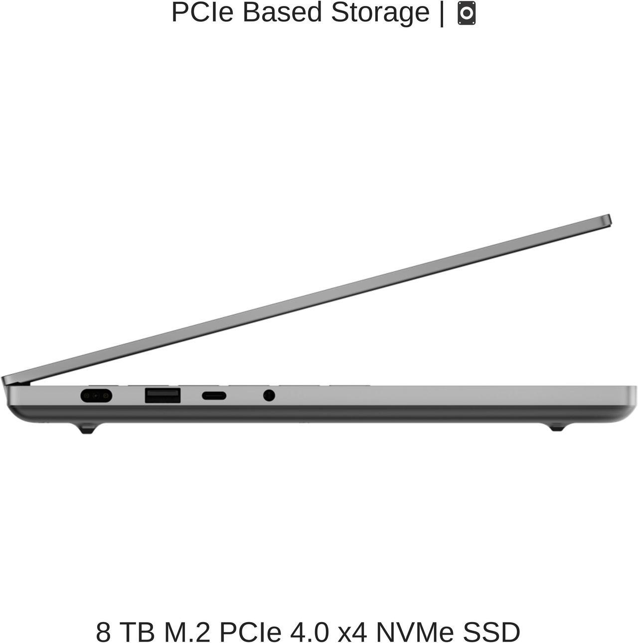 Alt view image 4 of 7 - Razer Blade 14 Mercury White, 14" QHD+ 240Hz, 4.0 GHz Ryzen 9 7940HS, RTX 4070, 64 GB DDR5 RAM, 8 TB PCIe SSD, Windows 11 Pro