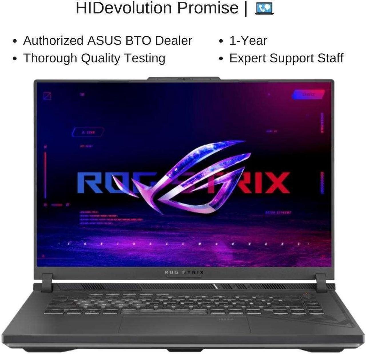 Alt view image 5 of 5 - [2023] HIDevolution ASUS ROG Strix G16 G614JV 16" WUXGA 165Hz, 1.9 GHz i7-13650HX, RTX 4060, 64 GB DDR5 RAM, 1 TB PCIe SSD, Windows 11 Home