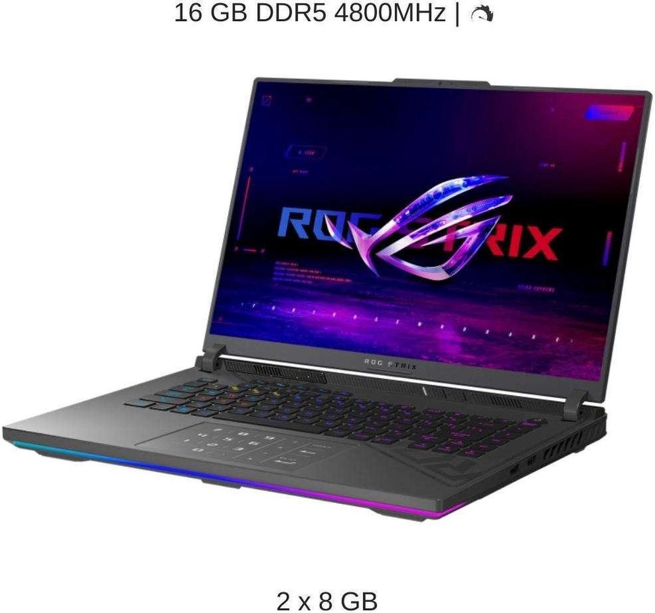 Alt view image 3 of 5 - [2023] HIDevolution ASUS ROG Strix G16 G614JV 16" WUXGA 165Hz, 1.9 GHz i7-13650HX, RTX 4060, 16 GB DDR5 RAM, 4 TB PCIe SSD, Windows 11 Home