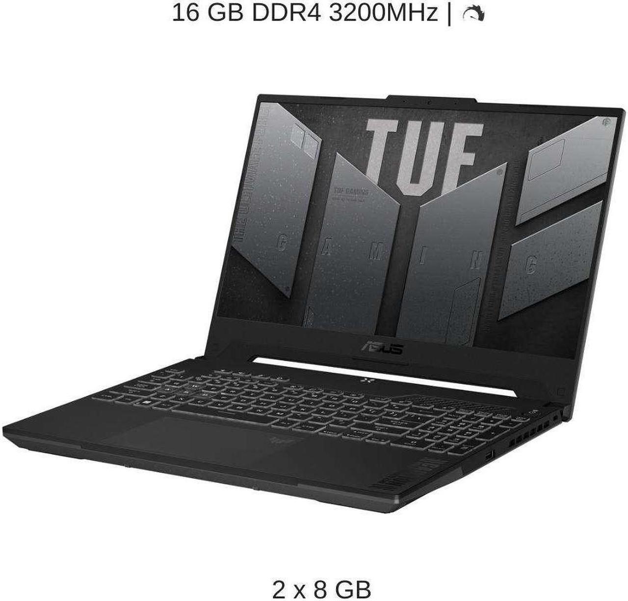 Alt view image 4 of 7 - ASUS TUF Gaming F15 FX507ZC 15.6" FHD 144Hz, 1.8 GHz i5-12500H, RTX 3050, 16 GB DDR4 RAM, 512 GB PCIe SSD, Windows 11 Home