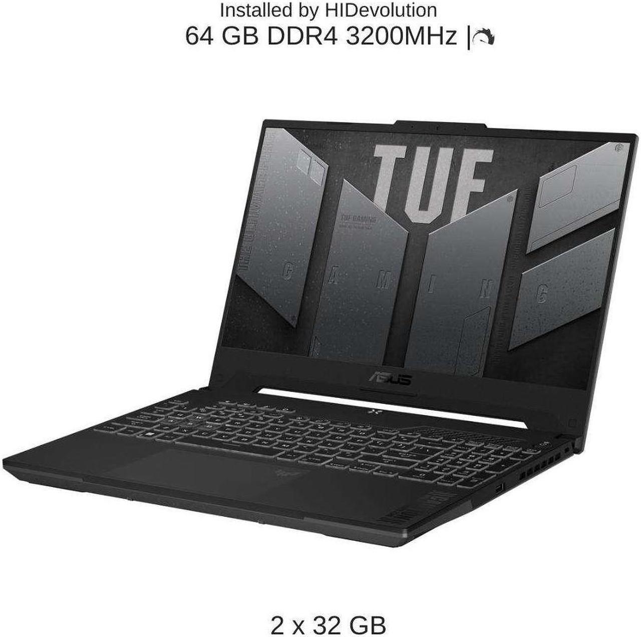 Alt view image 4 of 7 - ASUS TUF Gaming F15 FX507VU 15.6" FHD 144Hz, 1.9 GHz i5-13500H, RTX 4050, 64 GB DDR4 RAM, 1 TB PCIe SSD, Windows 11 Home