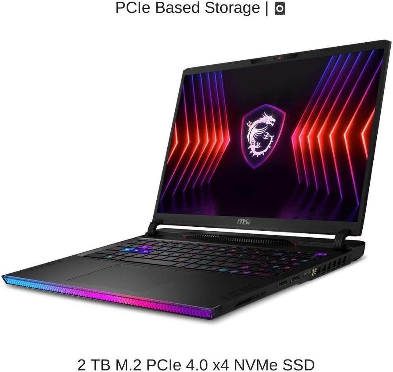 Alt view image 5 of 7 - [2024] HIDevolution MSI Raider GE68HX 14VGG 16" UHD+ 120Hz, 1.6 GHz i9-14900HX, RTX 4070, 32 GB DDR5 RAM, 2 TB PCIe SSD, Windows 11 Home