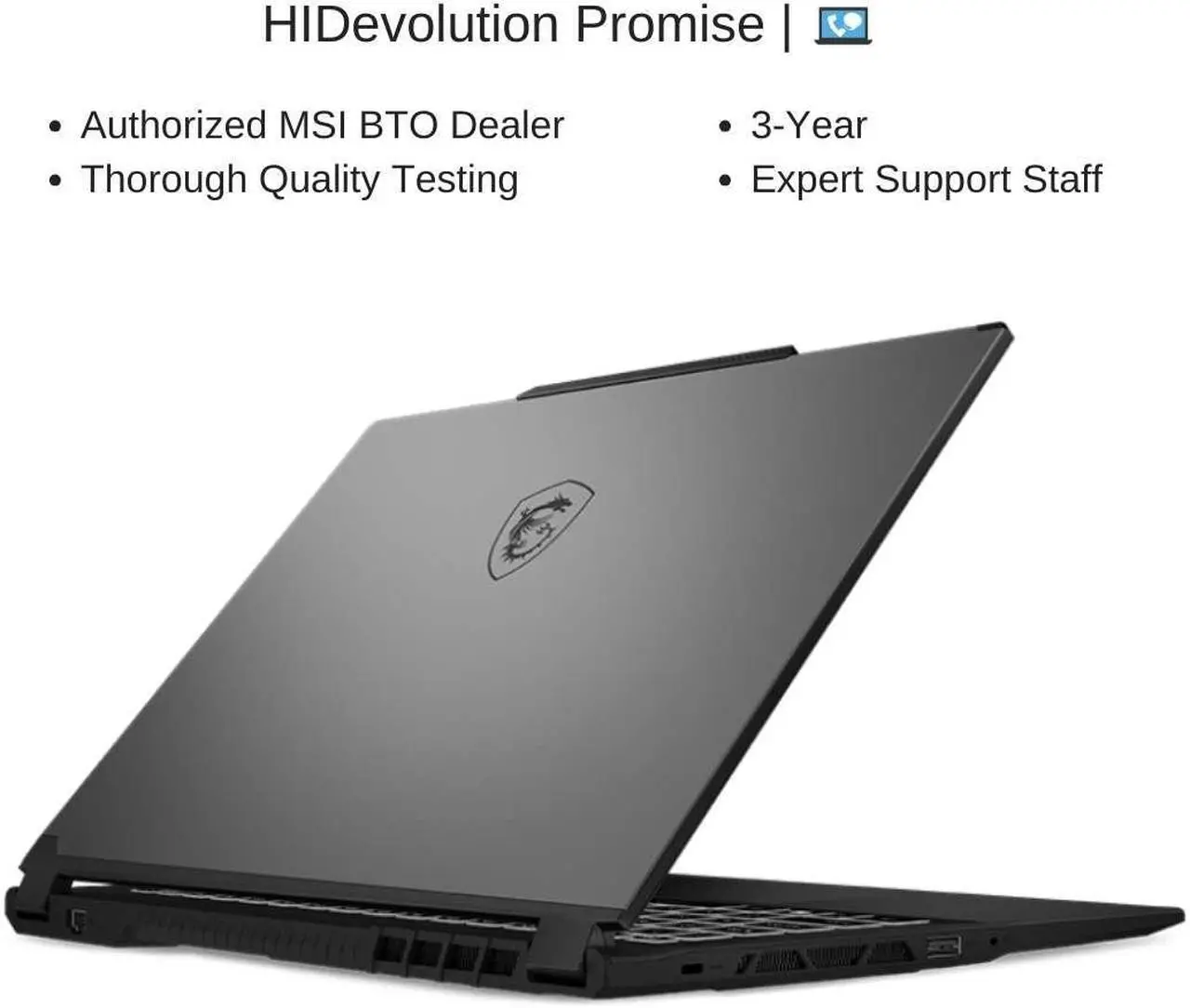 Alt view image 7 of 7 - [2024] HIDevolution MSI Creator M14 A13VF 14" 2.8K, 2.4 GHz i7-13620H, RTX 4060, 32 GB DDR5 RAM, 8 TB PCIe SSD, Windows 11 Pro