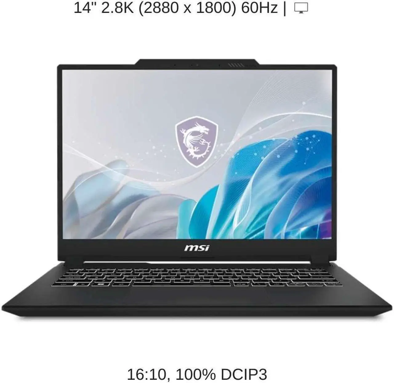 Alt view image 6 of 7 - [2024] HIDevolution MSI Creator M14 A13VF 14" 2.8K, 2.4 GHz i7-13620H, RTX 4060, 32 GB DDR5 RAM, 8 TB PCIe SSD, Windows 11 Pro