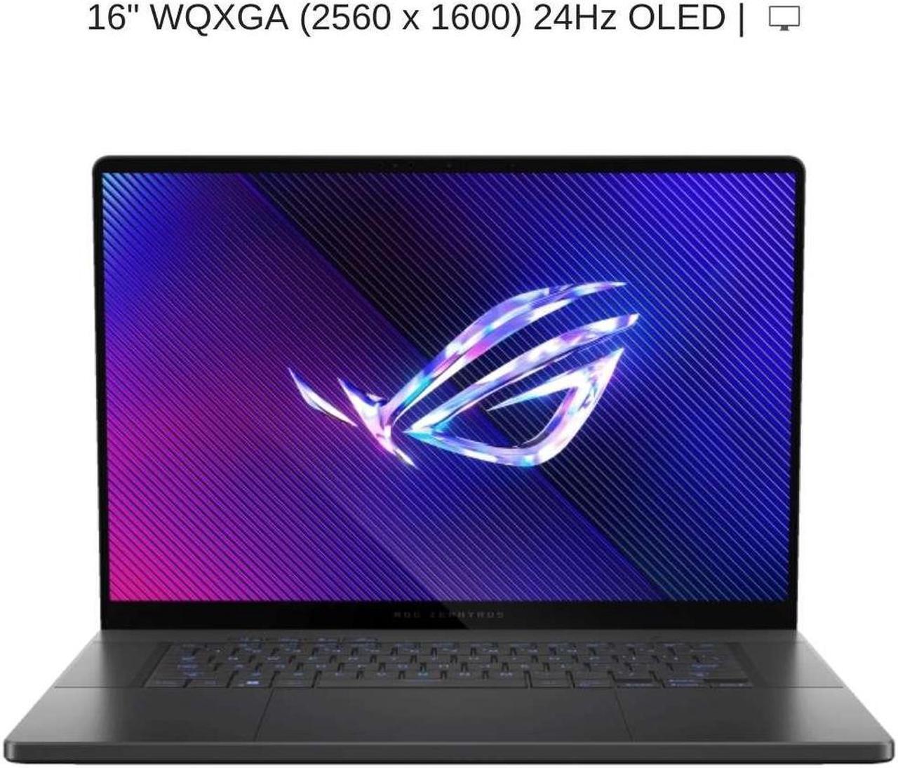 Alt view image 5 of 6 - [2024]  ASUS ROG Zephyrus G16 GU605MI [Gray] 16" WQXGA 240Hz, 3.8 GHz Ultra 9-185H, RTX 4070, 16 GB LPDDR5X RAM, 4 TB PCIe SSD, Windows 11 Pro