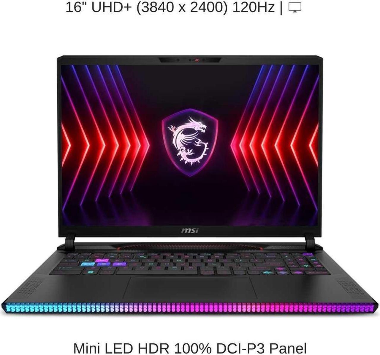 Alt view image 6 of 7 - [2024] HIDevolution MSI Raider GE68HX 14VGG 16" UHD+ 120Hz, 1.6 GHz i9-14900HX, RTX 4070, 32 GB DDR5 RAM, 2 TB PCIe SSD, Windows 11 Home