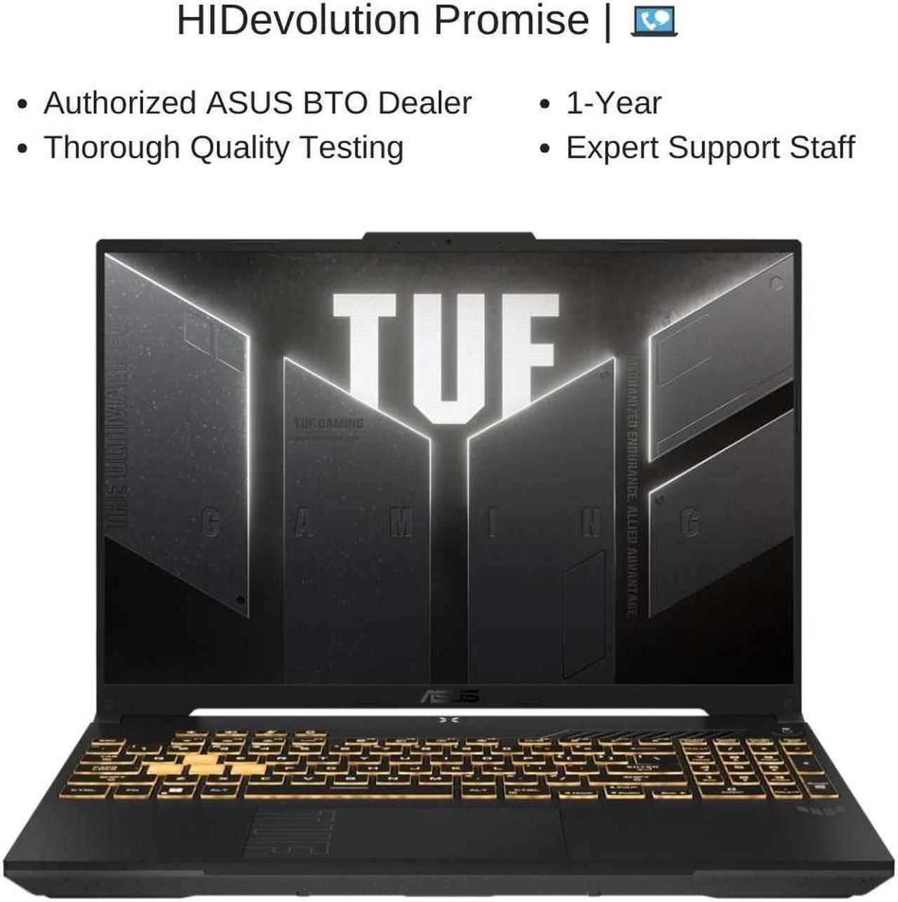Alt view image 7 of 7 - [2024]  ASUS TUF Gaming F16 FX607JV 16" FHD+ 165Hz, 1.9 GHz  i7-13650HX, RTX 4060, 32 GB DDR5 RAM, 2 TB PCIe SSD, Windows 11 Pro