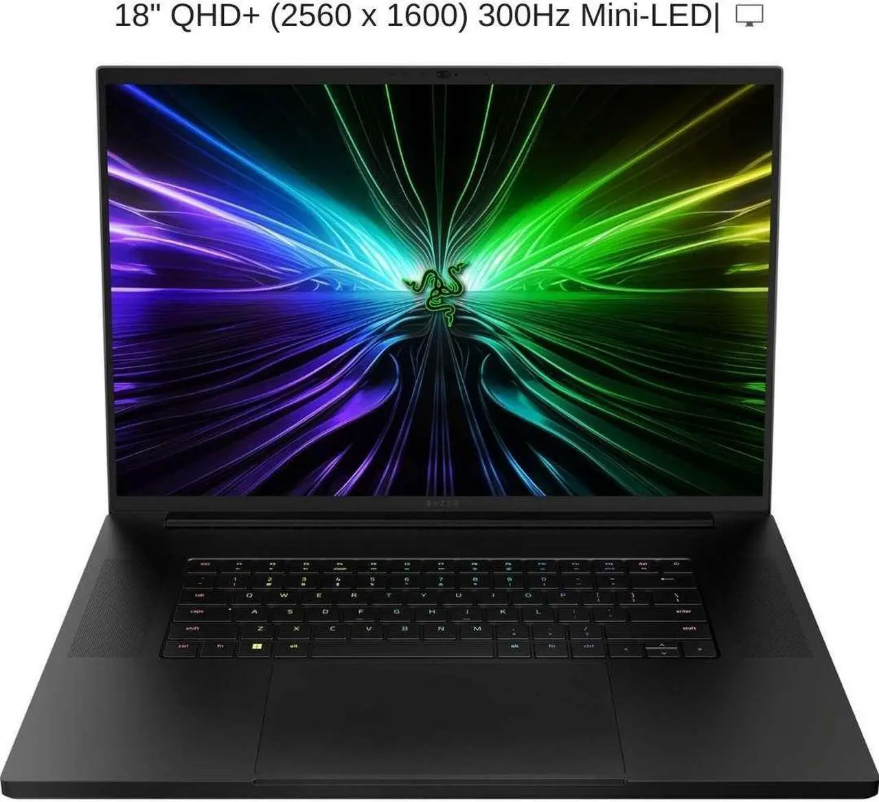 Alt view image 5 of 7 - Razer Blade 18 [2024] Black, 18" QHD+ 300Hz Mini-LED, 1.6 GHz i9-14900HX, RTX 4080, 64 GB DDR5 RAM, 4 TB PCIe SSD, Windows 11 Pro