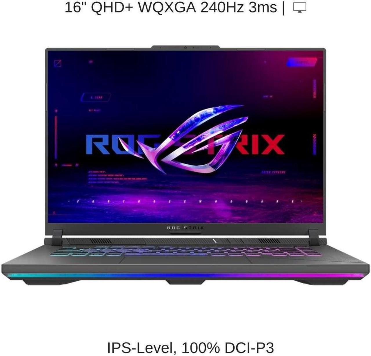 Alt view image 6 of 7 - [2024]  ASUS ROG Strix G16 G614JVR 16" WQXGA 240Hz, 1.6 GHz i9-14900HX, RTX 4060, 96 GB DDR5 RAM, 4 TB PCIe SSD, Windows 11 Home
