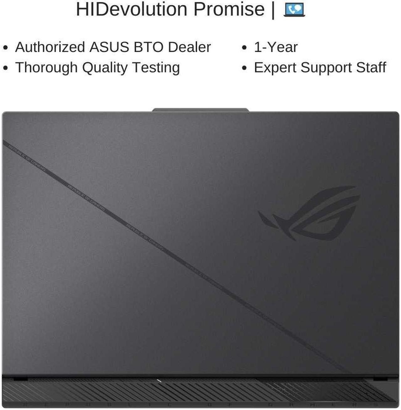 Alt view image 7 of 7 - [2024]  ASUS ROG Strix G16 G614JVR 16" WQXGA 240Hz, 1.6 GHz i9-14900HX, RTX 4060, 96 GB DDR5 RAM, 4 TB PCIe SSD, Windows 11 Home