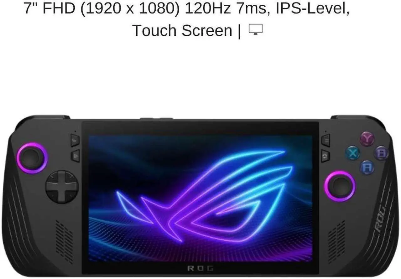 Alt view image 5 of 6 - [2024] HIDevolution ASUS ROG Ally X RC72LA 7" FHD 120Hz, 3.3 GHz Ryzen Z1 Extreme, AMD Radeon, 24 GB LPDDR5 RAM, 8 TB PCIe SSD, Windows 11 Pro