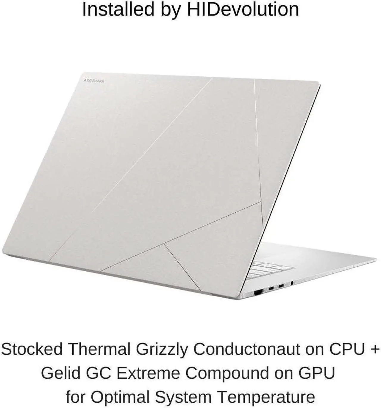 Alt view image 2 of 7 - [2024] ASUS Zenbook S 16 OLED UM5606WA White 16" 3K 120Hz Touch, 2.0 GHz Ryzen AI 9 365, Radeon 880M, 24 GB LPDDR5X RAM, 1 TB PCIe SSD, Windows 11 Pro