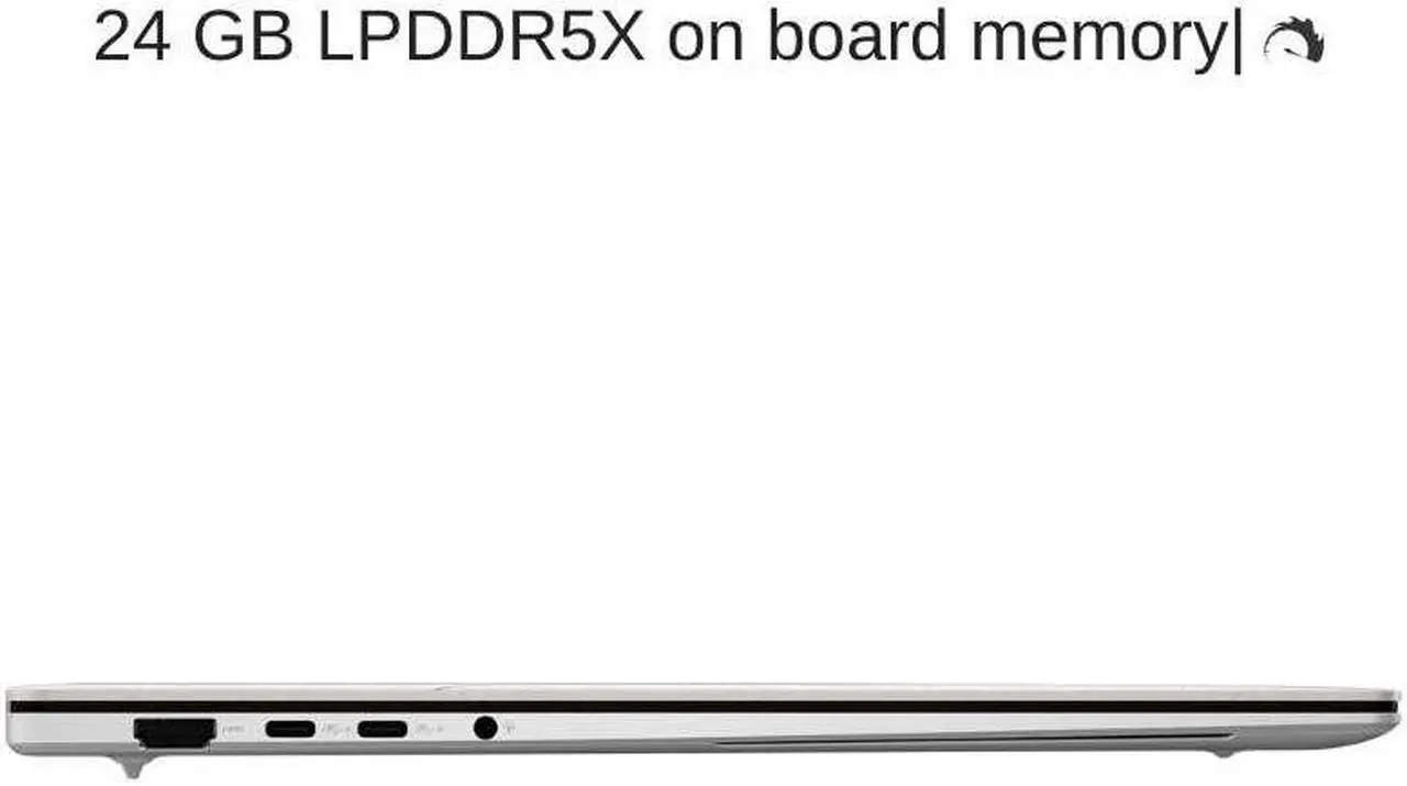 Alt view image 4 of 7 - [2024] ASUS Zenbook S 16 OLED UM5606WA White 16" 3K 120Hz Touch, 2.0 GHz Ryzen AI 9 365, Radeon 880M, 24 GB LPDDR5X RAM, 1 TB PCIe SSD, Windows 11 Pro