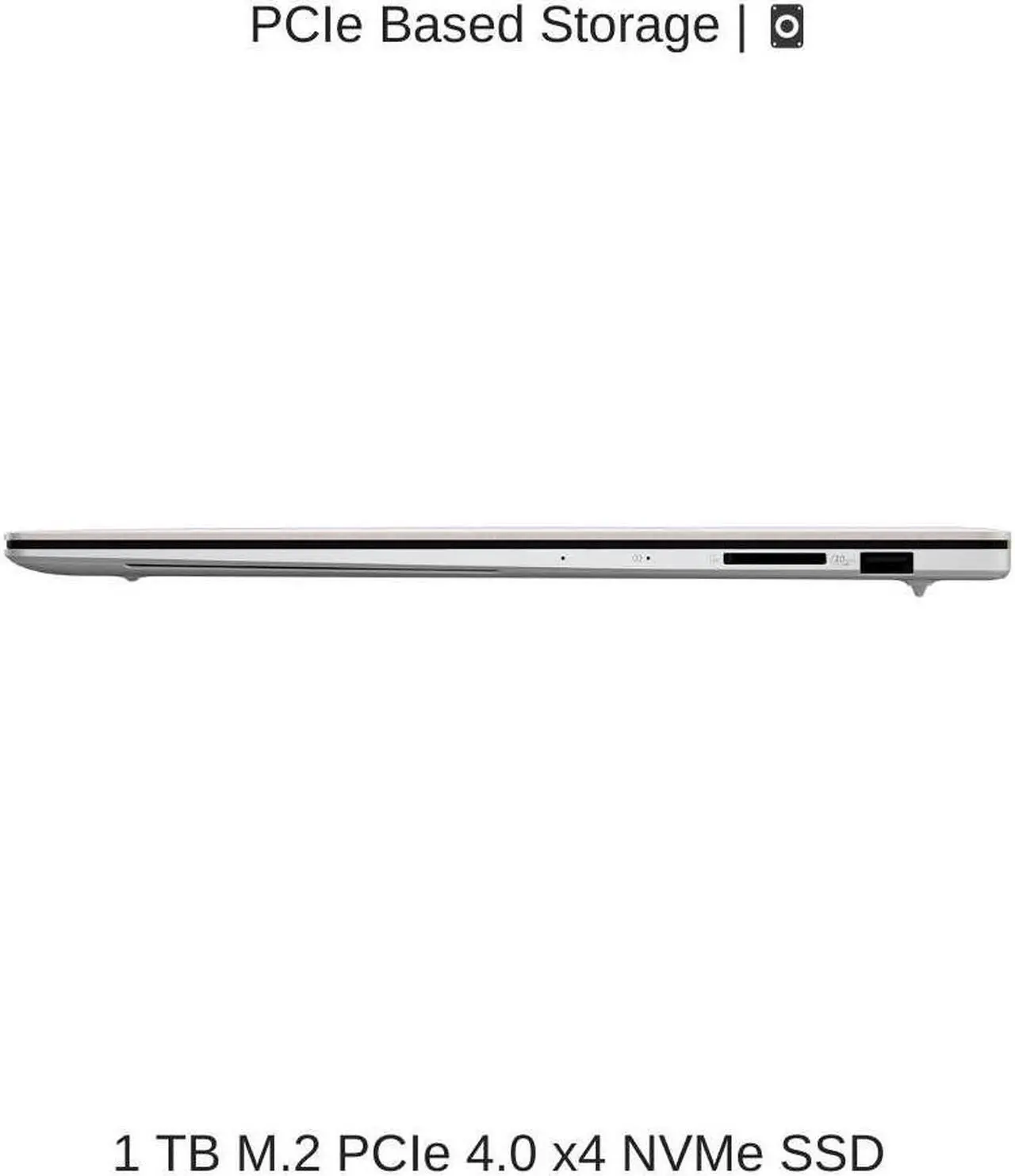 Alt view image 5 of 7 - [2024] ASUS Zenbook S 16 OLED UM5606WA White 16" 3K 120Hz Touch, 2.0 GHz Ryzen AI 9 365, Radeon 880M, 24 GB LPDDR5X RAM, 1 TB PCIe SSD, Windows 11 Pro