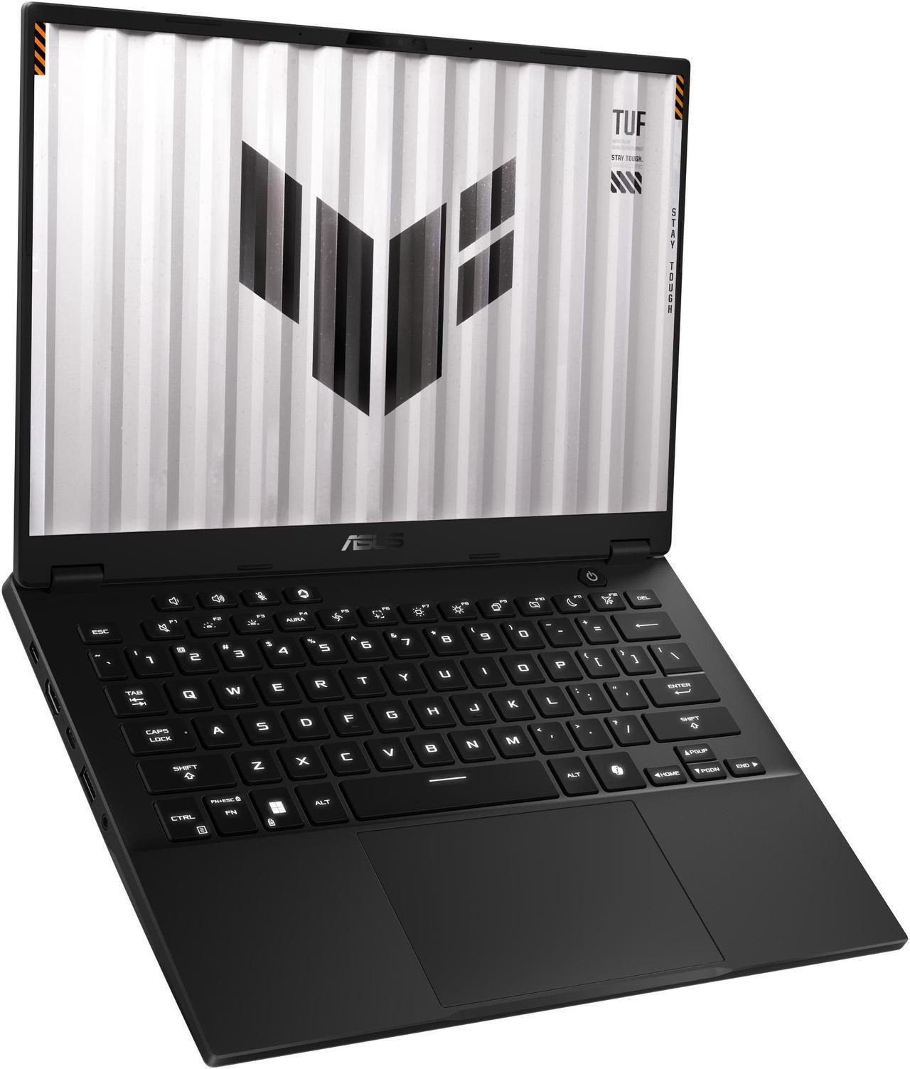 Alt view image 4 of 6 - [2024] HIDevolution ASUS TUF Gaming A14 FA401UV 14" 2.5K WQXGA 165Hz, 3.8 GHz Ryzen 7 8845HS, RTX 4060, 16 GB LPDDR5X RAM, 1 TB PCIe SSD, Windows 11 Home