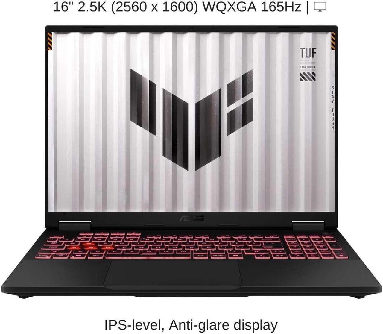 Alt view image 6 of 7 - [2024] HIDevolution ASUS TUF Gaming A16 FA608WV 16" 2.5K WQXGA 165Hz, 2.0 GHz Ryzen AI 9 HX 370, RTX 4060, 16 GB LPDDR5X RAM, 4 TB PCIe SSD, Windows 11 Pro